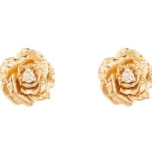 Diamond Dewdrop Rose Studs- Laurie Fleming/Catbird